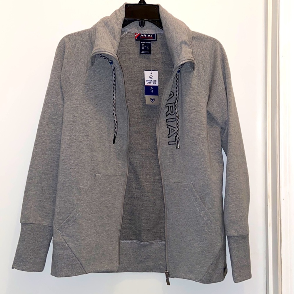 Ariat Team Logo Full Zip Sweatshirt NWT